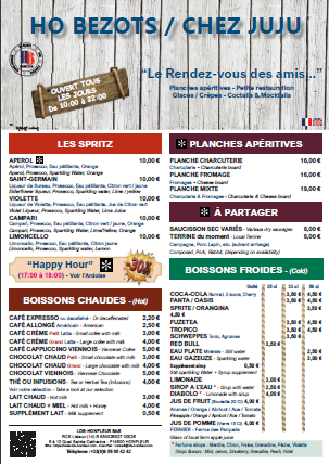 Menu HO Bezots - Hiver - Page 1